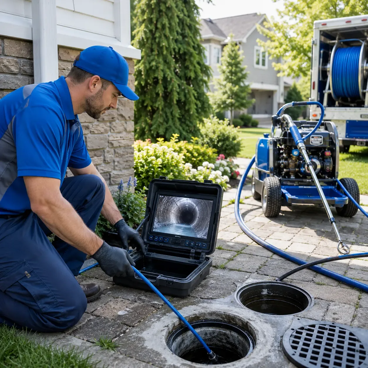 Outdoor drain cleaning professionals serving Maysville, GA